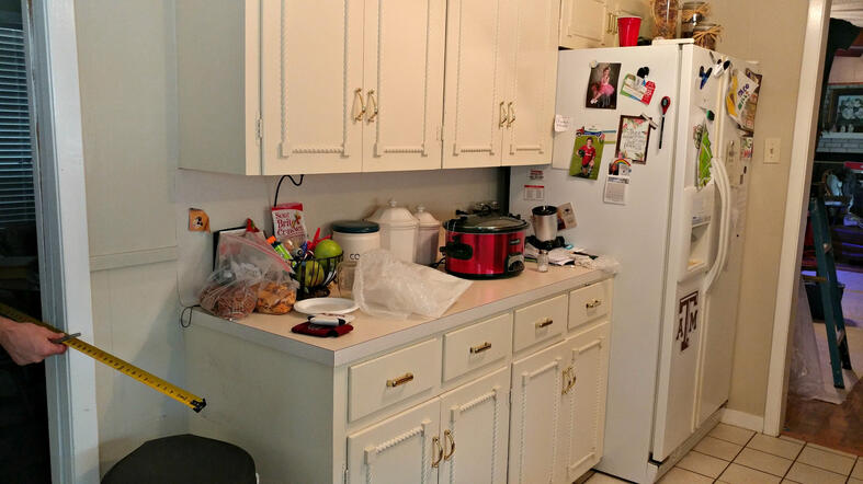Before | Fridge Wall