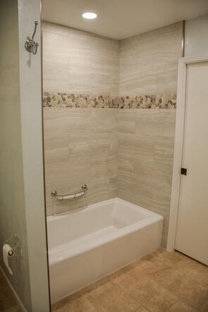 After | Custom Tile Tub Surround
